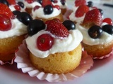 Mini Baba au fruits rouges, recette simple mais excellente