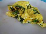 Omelette à la roquette et aux chanterelles