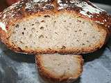 Pain au levain naturel cuisson cocotte (base sans pétrissage)