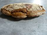 Pain De seigle au levain naturel et sans pétrissage