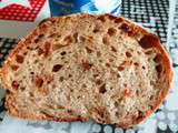 Pain Paillasse tomate/oignon frit et pain au Seigle