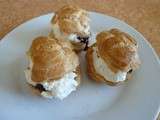 Petits choux Chantilly confiture de Sureau