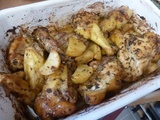 Poulet au citron à la grecque