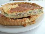 Quiche lardons, ail, épinards