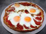 Tarte à la tomate et aux oeufs, vg mais protéiné