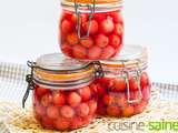 Bocaux : cerises au sirop, conserve de cerises