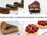 Formation cuisine en ligne pâtisserie sans gluten ni lait