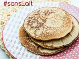 Pancake sans gluten ni produits laitiers au blender