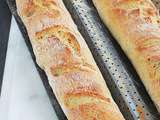 Baguettes magiques sans pétrissage, recette rapide