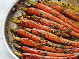 Carottes en sauce chermoula, recette facile rapide