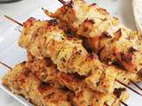 Chich Taouk, recette brochettes de poulet mariné