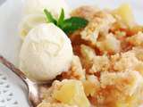 Crumble aux pommes et amandes, recette facile