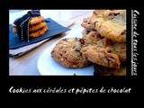 Cookies aux céréales et pépites de chocolat