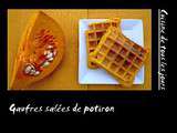 Gaufres salées de potiron