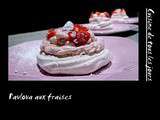 Pavlova aux fraises