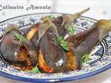 Aubergines marinées à la marocaine