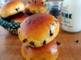 Brioche au fromage et au aux pépites de chocolat