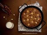 Brownie à la poêle au chocolat, noisette et spéculoos