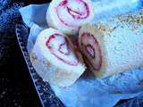 Gâteau roulé à la confiture de framboise