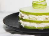 Millefeuille pomme verte et crabe