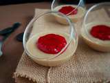 Panna cotta à la réglisse et framboises