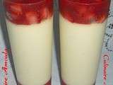 Panna cotta aux fraises