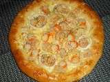 Pizza fruits de mer