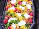 Salade à l'orange et au chèvre