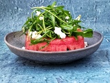 Salade de pastèque roquette et feta