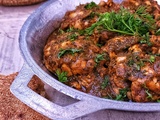 Tajine de cervelle de veau à la charmoula