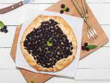 Tarte rustique aux mûres et aux amandes