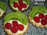 Tartelettes Kiwi framboise