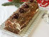 Bûche de Noël façon Forêt Noire