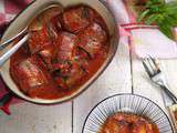 Cannellonis d’aubergines à la ricotta