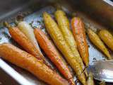 Carottes [nouvelles] rôties au parmesan