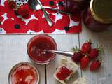 Confiture fraises-rhubarbe