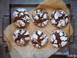 Crinkles cookies au chocolat