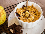 Crumble poires-chocolat [le dessert anti-blues]