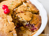 Gâteau à la semoule et aux cerises [au goût de l’enfance]