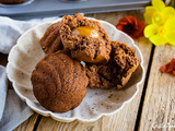 Madeleines au chocolat cœur caramel