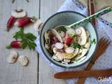 Salade de champignons de Paris