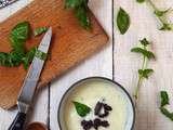 Soupe de courgettes, ricotta & basilic