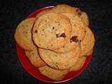 Cookies aux pépites de chocolat noir