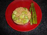 Risotto crémeux aux asperges vertes et parmesan