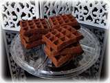 Waffle Brownie ou le Brownie sous forme de gaufre