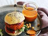 Burger Veggie, sauce Baies de Goji