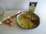 Quiche a la soupe aux légumes verts et jambon de Stefania