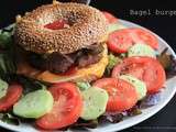 Bagel burger