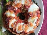 Bagel pizza chorizo et mozzarella