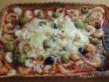 Pizza aux crevettes